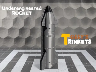 Underengineered Toy Rocket (Starship v3 Style)