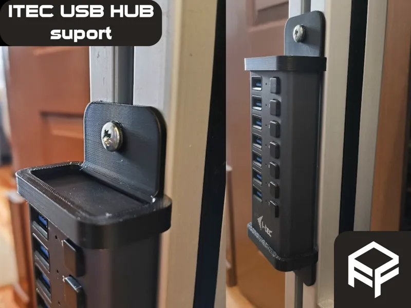 iTec USB HUB suport for aluminium profile