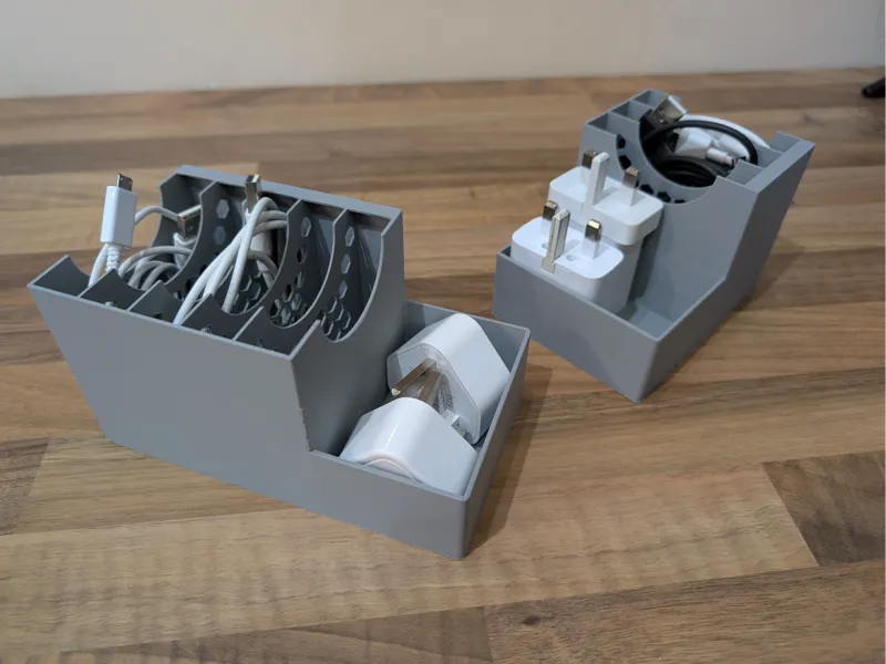 Storage Organizing Boxes for Cables & Plugs 
