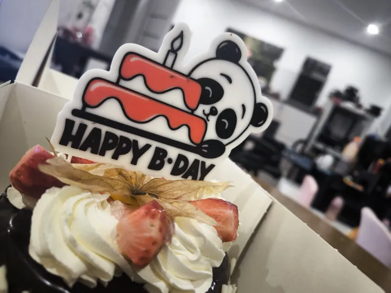 Birthday Panda Cake Topper