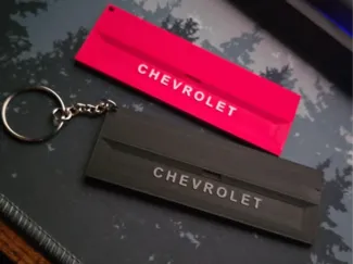Square Body Chevy Tailgate Keychain