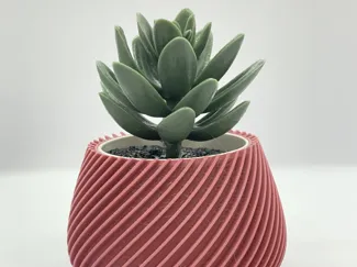 IKEA FEJKA modern spiral planter