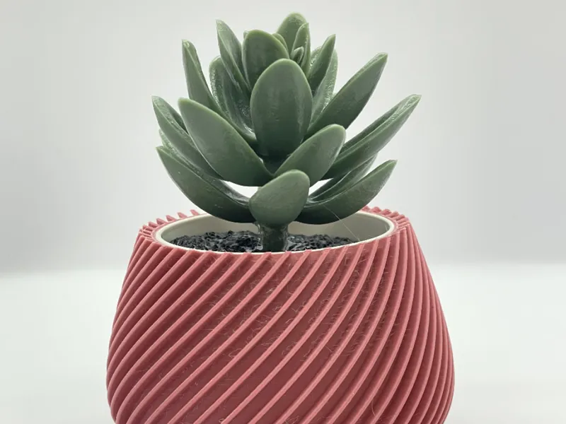 IKEA FEJKA modern spiral planter