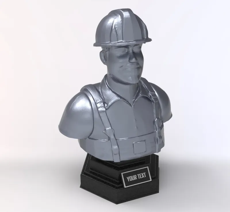Construction Worker / Handyman Bust