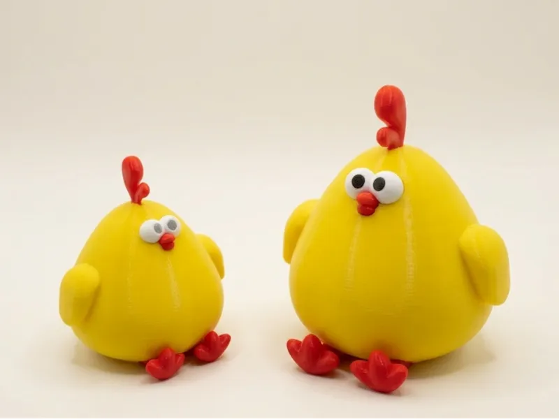 名创优品的墩墩鸡分色拆件