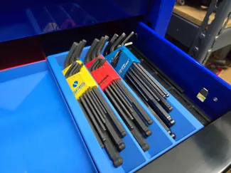 Gridfinity Hex Key Set Holder (Metric)