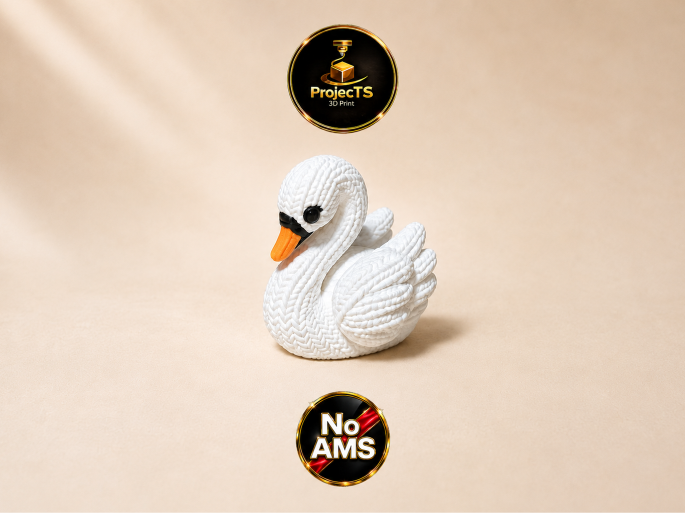 Gestrickter Schwan