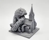 Horreur cosmique dévorant une église (figurine) — photo 2