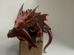 dragon with fish