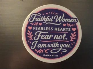Bible Verse Fridge Magnet