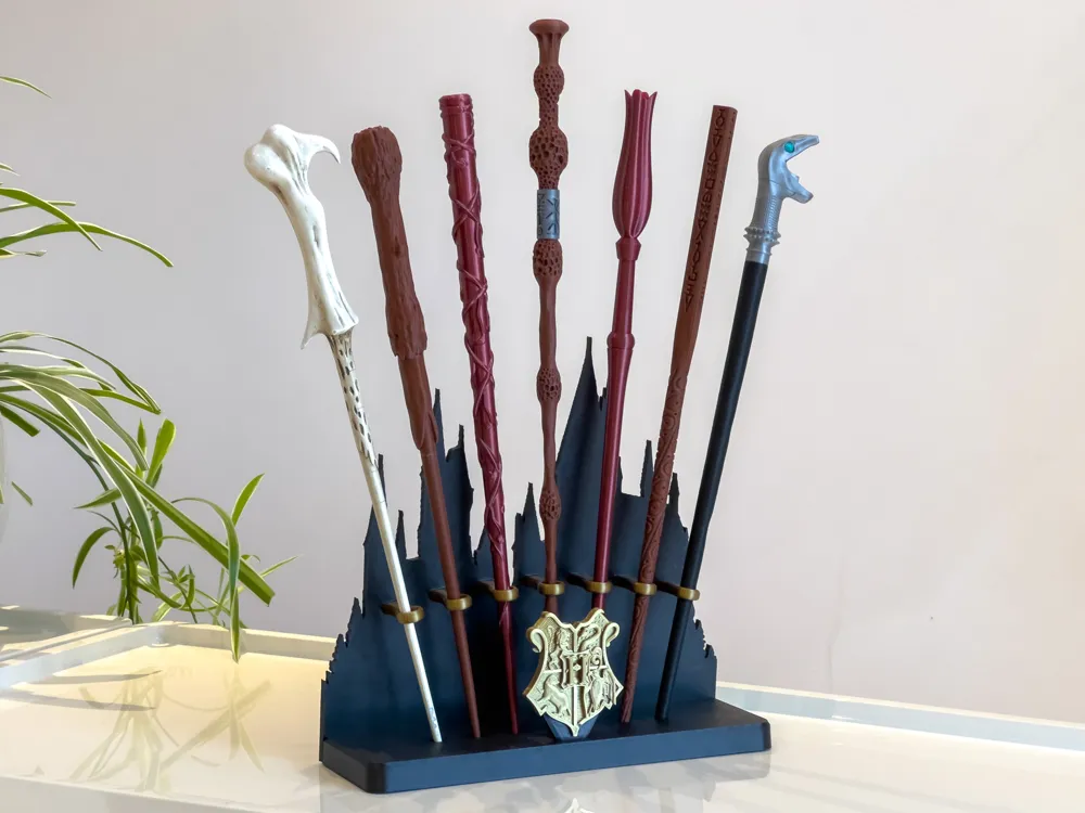 Wand Stand - Hogwarts Harry Potter - Free 3D Print Model - MakerWorld