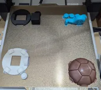 A1 AMS 0.12mm layer, 3 walls, 10% infill 2 Plates