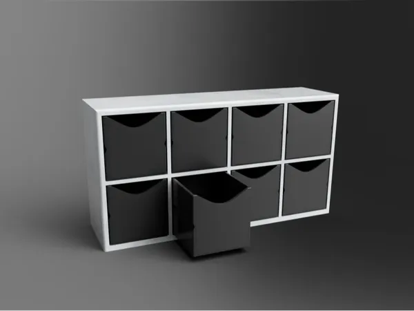 Tiroir de rangement pour bureau