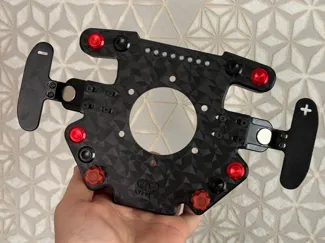 A1 Mini Friendly Sim Racing Button Plate