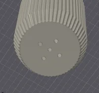 With water drain holes -0.2mm layer, 2 walls, 10% infill