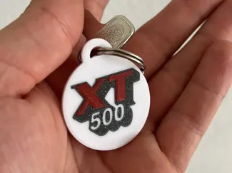 Yamaha XT500 Keychain