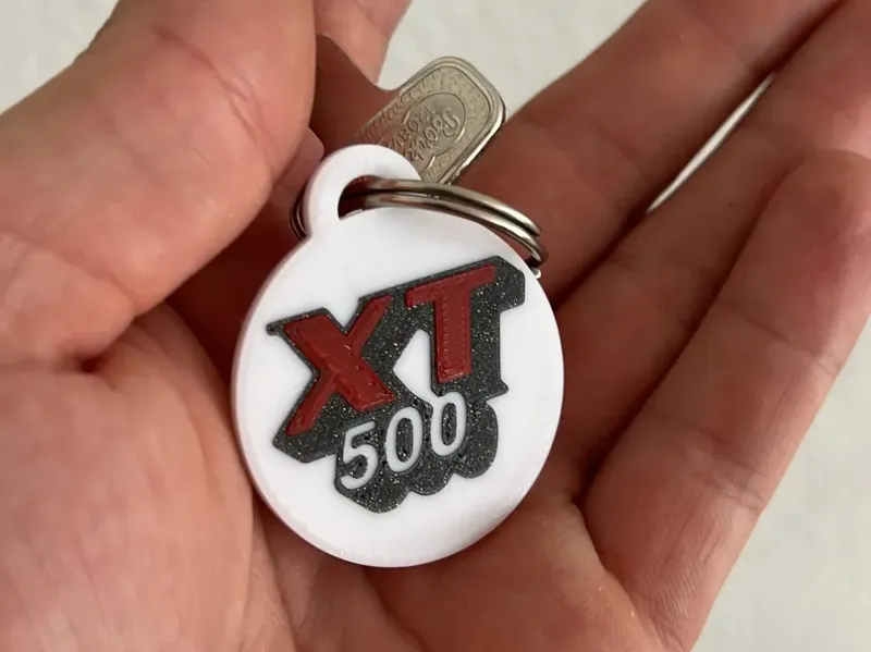 Yamaha XT500 Keychain