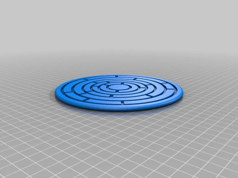 Duel color Maze drink coaster 