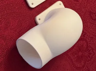 Fan duct for 80mm fan