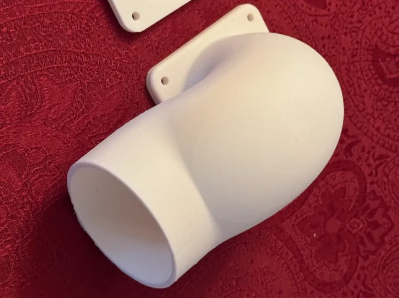 Fan duct for 80mm fan