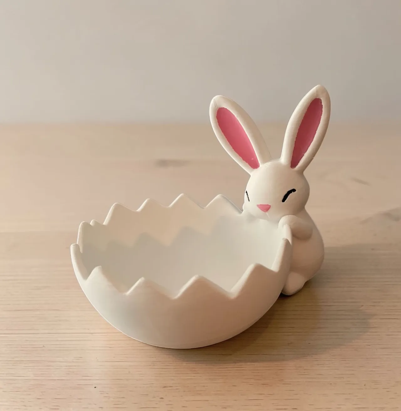 Bunny Eggshell Bowl – Easter Decor view 3