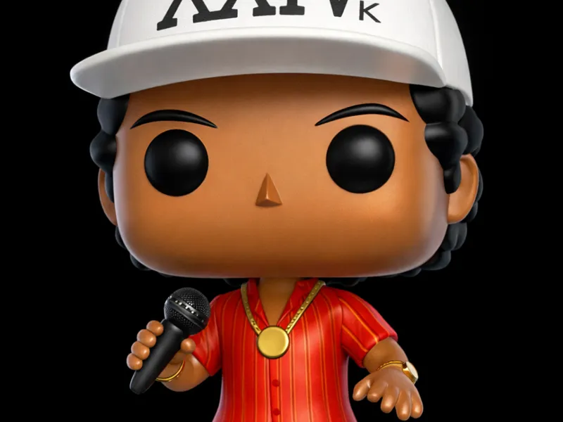 Bruno Mars Funko Pop - 24k Magic - Red outfit