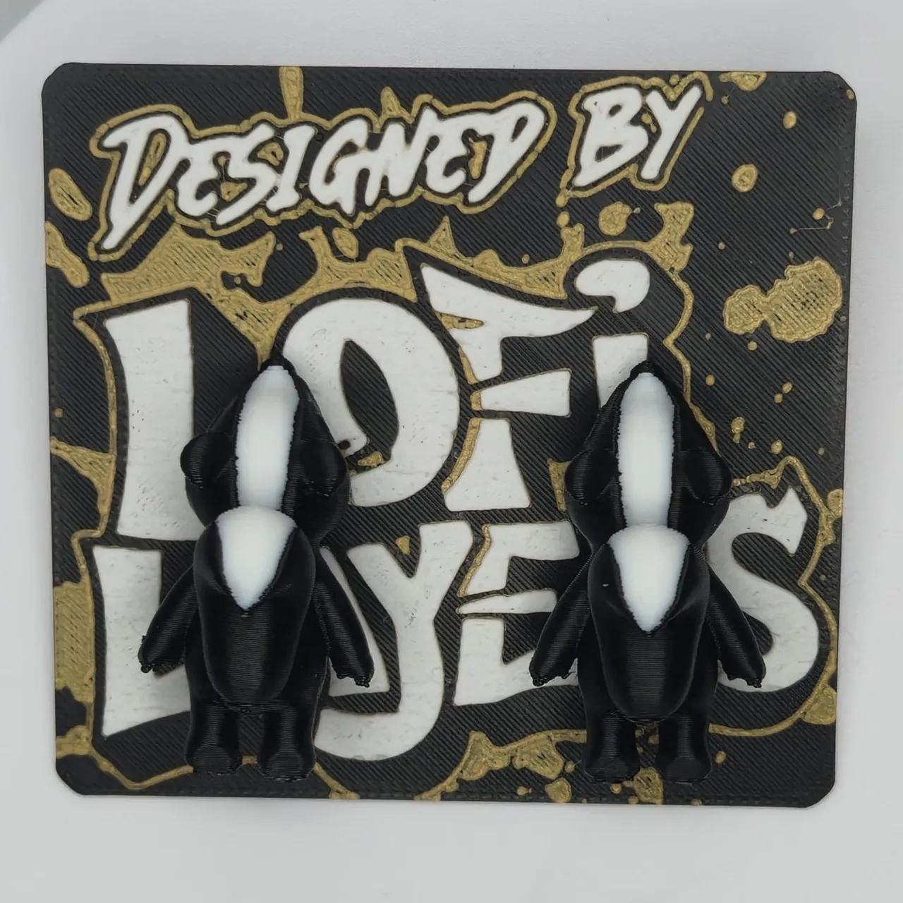 Skunk Chomper Earrings view 3