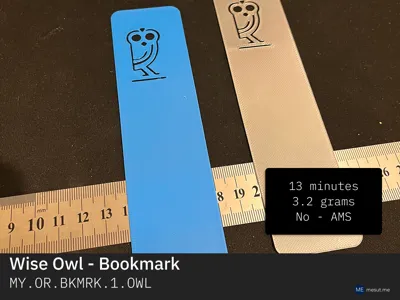 Wise Owl - Bookmark