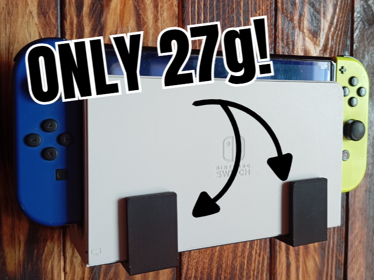 Wall mount for Nintendo Switch