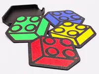 Danish Brick Coaster Set
