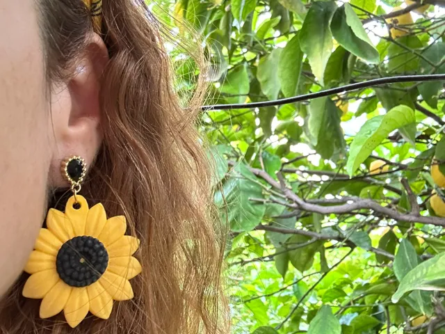 Sunflower Earrings