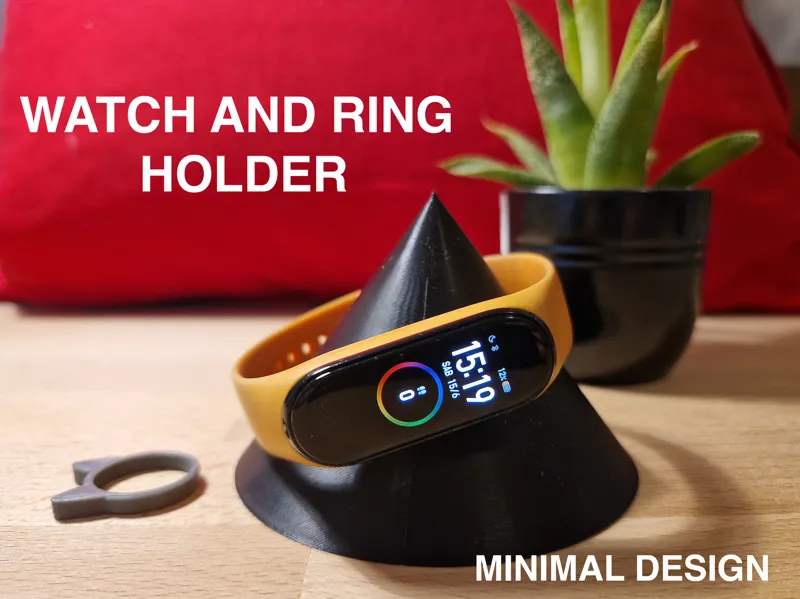 Minimal watch and ring holder