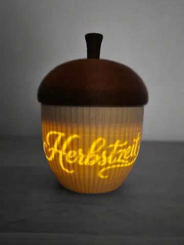Accesorio de iluminación decorativa: Eichel Teelichtlampe moderne minimalistische Deko — vista de referencia 2