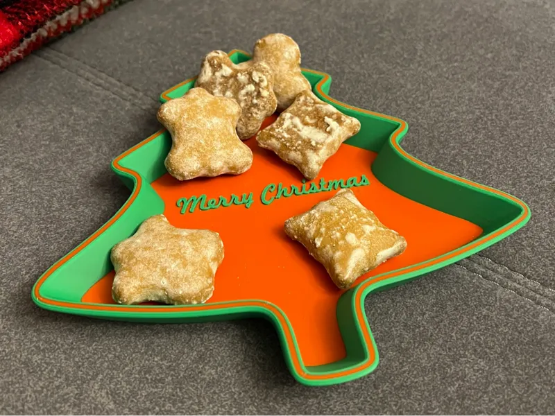 Christmas cookie platter