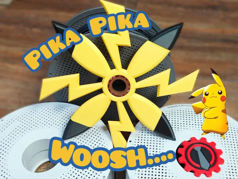 Pikachu Style Fidget Spinner Non PNP bearing