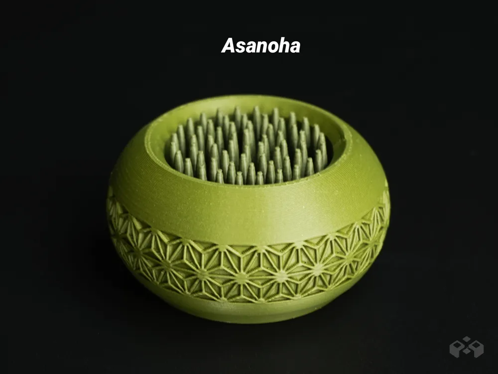 Mini Kenzan Flower Frog – Ikebana Desktop Vase - Free 3D Print