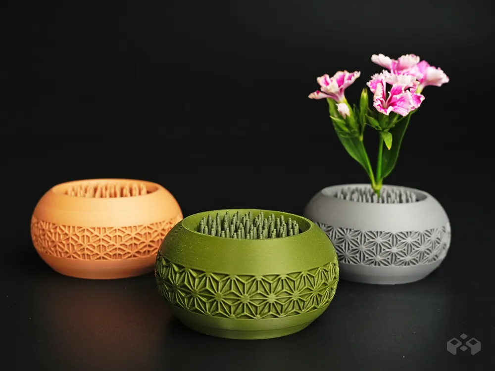 迷你剑山花蛙——插花桌面花瓶来自Meyui MakerWorld：免费下载3D 模型