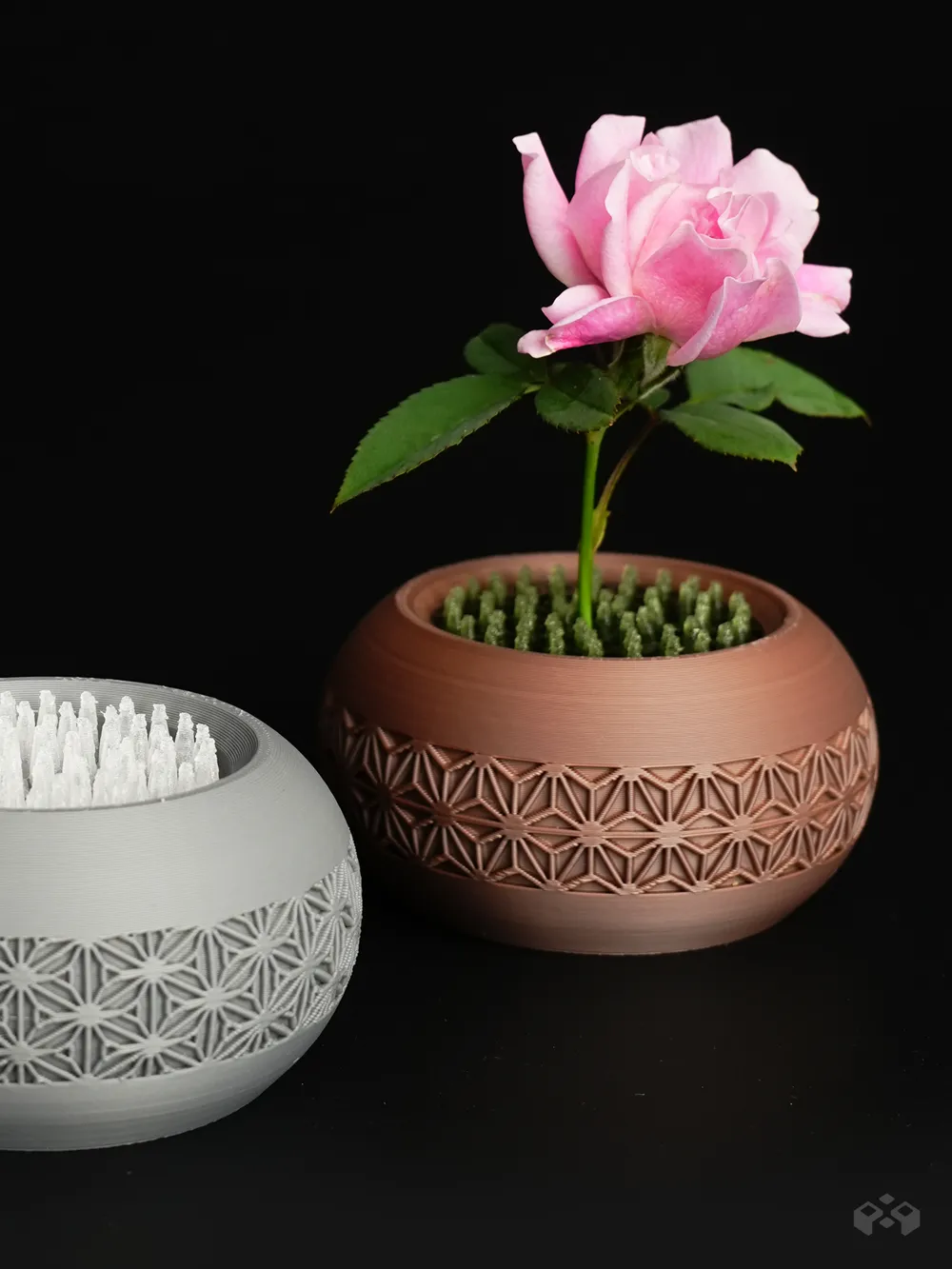 迷你剑山花蛙——插花桌面花瓶- 免费3D 打印模型- MakerWorld