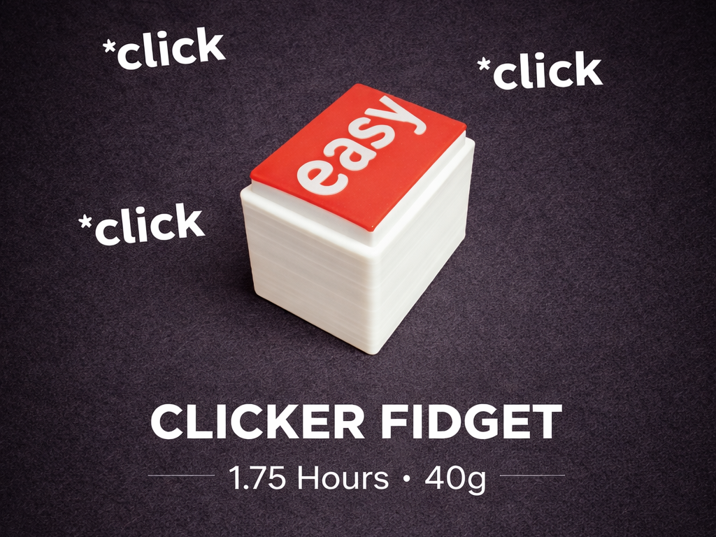 Easy Button Clicker Fidget(no parts needed)