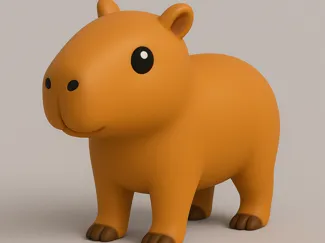 cute capibara modle kapibara