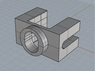 Supporto cam centrale per ZOHD Talon GT Rebel