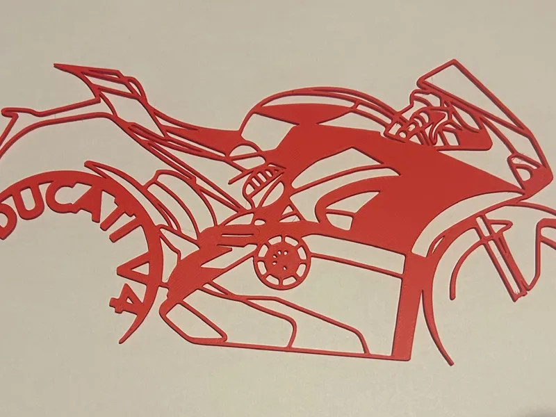 Moto DUCATI décoration