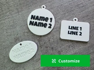 Parametrierbarer Schild&Anhänger Generator mit NFC