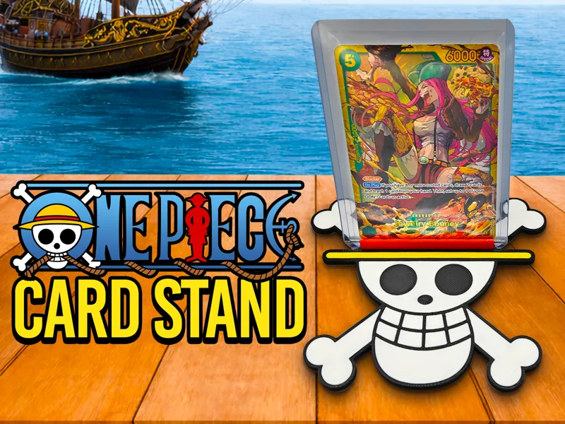One Piece Graded Card Stand | PSA CGC & TOPLOADED