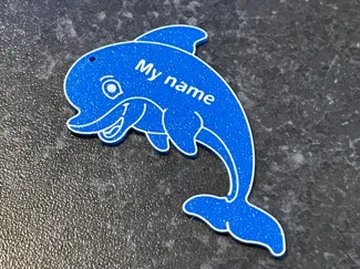 Dolphin keychain personalised (can commercial)