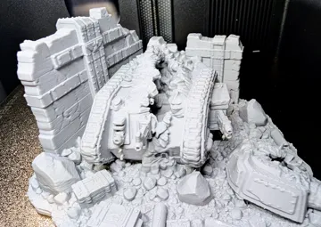 Escenografía en miniatura: Destroyed Leman Russ - Tabletop Terrain — vista de referencia 3