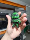 articulated legs , print flat on plate ,painted,low support.
