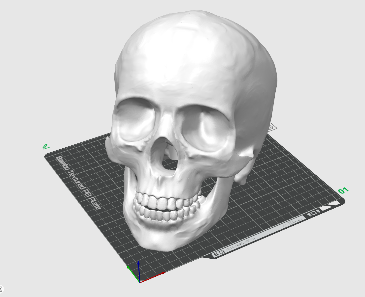 Miniatura 6 do modelo 3D Original skull helmet stand