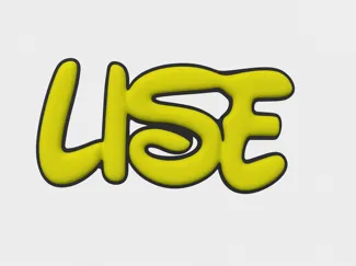 Plaque nominative Lise