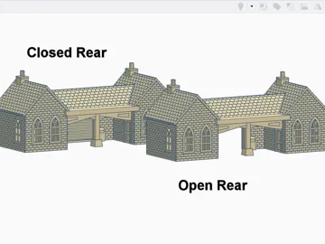 Soporte: N Scale Small Ticket Office (V2) Model Railway — vista de referencia 3